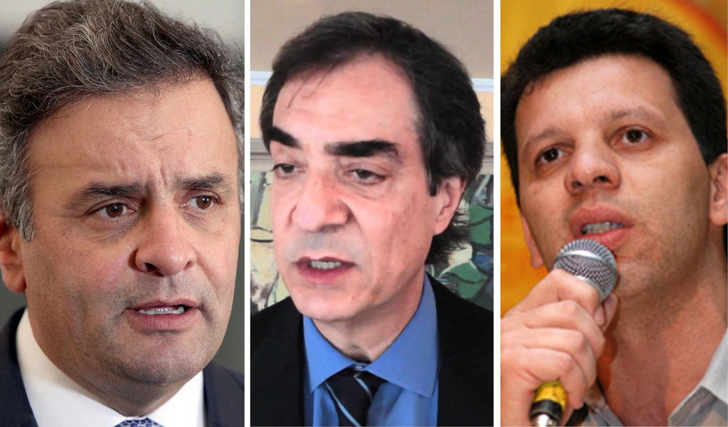 Candidato a presidente pelo PSDB, Aécio Neves, criticou a decisão do Copom de manter a taxa de juros em 11%; "O Brasil está preso numa armadilha de baixo crescimento e inflação elevada. Mas não apenas: também nos tornamos reféns da mais alta taxa de juros do mundo, como confirmado hoje pela decisão do Copom que manteve a Selic em 11% ao ano", disse; presidente da Contraf-CUT, Carlos Cordeiro, disse que "essa política de juros altos só tem contribuído para turbinar o lucro dos bancos e a concentração da renda"; já o presidente da Associação Comercial de SP, Rogério Amato, disse que o ideal seria a redução da taxa
