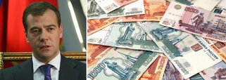 As sanções ocidentais irão levar a Rússia a usar o rublo como moeda para o comércio internacional, afirmou o primeiro-ministro do país, Dmitry Medvedev, em entrevista publicada neste sábado; "Negociação de rublos. Esta é uma prioridade definida", disse Medvedev