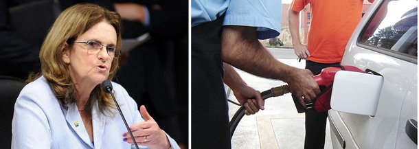 Diretor de Finanças e Relações com Investidores da Petrobras, Almir Barbassa afirma que reajuste nos combustíveis é "ncessário" para reduzir o endividamente da companhia; gestão da Presidente da Petrobras, Graça Foster, projetou aumento de 51% nas exportações de derivados de petróleo, que chegariam a 250 mil barris/dia; produção aumentou 4% sobre primeiro semestre, chegando a 2,24 milhões de barris/dia