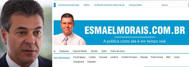 O Ministério Público Federal emitiu parecer contrário ao pedido de censura feito pelo governador Beto Richa (PSDB) acerca da postagem "A quem interessa segurar as pesquisas do Paraná? Por quê?" do Blog do Esmael; segundo a Procuradora Regional Eleitoral, não há nenhuma pesquisa irregular na matéria publicada em 20 de julho, como reclamou a coligação "Todos Pelo Paraná"