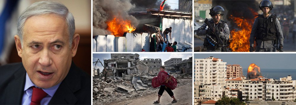 Pressionado por países neutros, como o Brasil, e até por aliados, como Estados Unidos e Inglaterra, o governo israelense de Benjamin Netanyahu, que já assassinou mais de mil civis na Faixa de Gaza, aceitou fazer uma concessão: irá paralisar a matança por quatro horas; isso mesmo, quatro horas; pressão internacional mostra que o Itamaraty se antecipou aos fotos e se colocou do lado certo da história