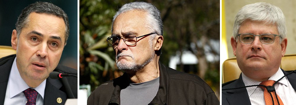 Ministro do Supremo Tribunal Federal pediu parecer ao procurador-geral da República, Rodrigo Janot, sobre o pedido do ex-deputado José Genoino para progredir do regime semiaberto, que cumpre hoje, para o aberto, que passaria a cumprir em casa; na semana passada, juíza da Vara de Execuções do DF tirou 34 dias de sua pena, o que abre a possibilidade para a progressão