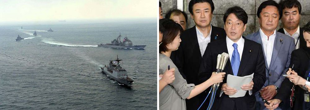 Os dois mísseis de curto alcance, lançados pelo regime norte-coreano em direção ao Mar do Japão, percorreram cerca de 500 quilômetros antes de cair em águas internacionais, após outros lançamentos feitos na última semana