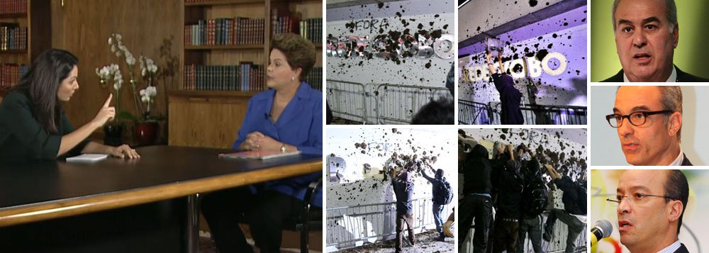 A postura agressiva dos apresentadores do Jornal Nacional, que atingiu seu ápice quando Patrícia Poeta colocou o dedinho no rosto da presidente Dilma Rousseff, escancara que as Organizações Globo farão o que estiver a seu alcance para impedir sua reeleição; aparentemente, os irmãos Roberto Irineu, João Roberto e José Roberto Marinho tratam esta eleição como uma questão de vida ou morte; entre os motivos possíveis, estão a autuação da Receita Federal, o receio de que o país avance na democratização da mídia e a percepção de que a Globo, alvo dos protestos de junho por ter apoiado a ditadura, não é mais capaz de ditar os rumos do país