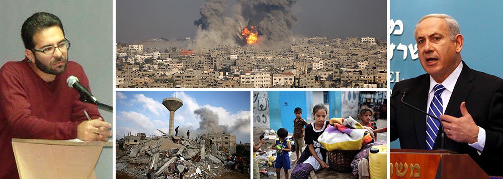 Texto de Marcelo Gruman intitulado “Não em meu nome” viraliza na internet e condena a tentativa de aniquilamento do povo palestino; “A sacralização do genocídio judaico permite ações que vemos atualmente na televisão, o esmagamento da população palestina em Gaza, transformada em campo de concentração, isolada do resto do mundo. Destruição da infraestrutura, de milhares de casas, a morte de centenas de civis, famílias destroçadas, crianças torturadas em interrogatórios ilegais conforme descrito por advogados israelenses”, diz ele; “Não, não são a exceção, não são o efeito colateral de uma guerra suja. São vítimas, sim, de práticas sociais genocidas, que visam, no final do processo, ao aniquilamento físico do grupo”