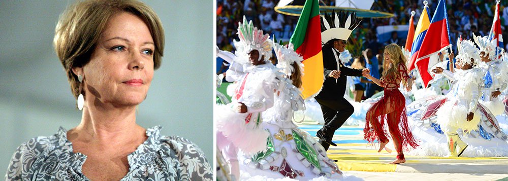 Colunista Eliane Cantanhede diz que 'depois de meses engolindo críticas e dúvidas, Dilma, como presidente, acertou ao reunir uma penca de ministros para prestar contas, fazer um balanço, apontar o dedo na cara dos "pessimistas" e capitalizar o sucesso do maior evento desportivo do planeta'