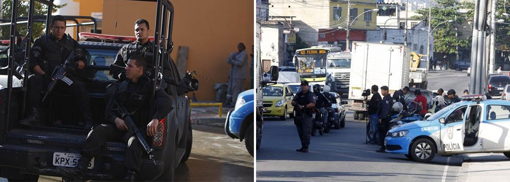 Cerca de 500 policiais militares fazem uma grande operação de cerco e varredura em todas as comunidades integrantes do Complexo do Alemão, subúrbio do Rio de Janeiro; de acordo com a Coordenadoria de Polícia Pacificadora (CPP), a operação deve seguir até o fim da manhã; desde o início da implantação da Unidade de Polícia Pacificadora (UPP) do complexo quatro policiais militares morreram em confrontos com criminosos