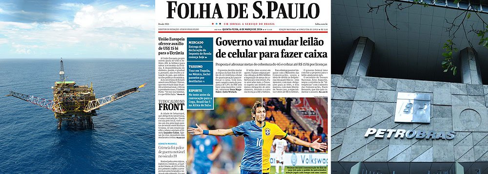 Jornal de Otavio Frias questiona metas impostas pelo governo Dilma à estatal: “o represamento dos preços de combustíveis obriga a Petrobras a vender diesel e gasolina no mercado interno por menos do que paga na importação; Implementada com o questionável propósito de combater a inflação por meio do congelamento artificial de tarifas, a prática deixou perdas de R$ 7 bilhões no ano passado”