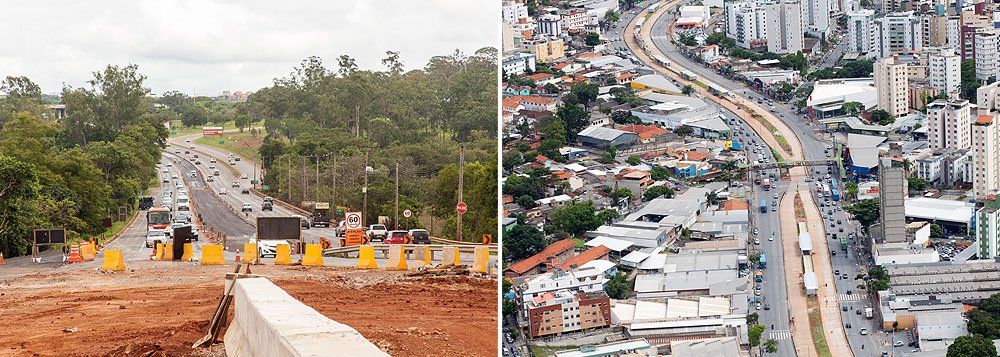 O governo federal vai liberar R$ 1,5 bilhão para obras de mobilidade urbana no Distrito Federal; os recursos, que fazem parte do Programa de Aceleração do Crescimento (PAC), serão investidos em obras como a construção do Eixo Norte do Expresso DF, compra de dez trens do Metrô e construção de mais três estações na Asa Sul