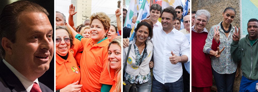 Propaganda eleitoral gratuita, inaugurada nesta manhã no rádio, foi marcada por homenagens do PSB e dos adversários a Eduardo Campos, que morreu na última quarta-feira 13; partido usou fala do próprio Campos para sinalizar que a escolha de Marina Silva, ainda não oficializada, está certa: "Eu e Marina estamos prontos para fazer a mudança para o futuro do Brasil"; ex-presidente Lula também homenageou Campos ao falar da dor pela perda do político, por quem disse sentir "afeto de pai e filho"; tucano Aécio Neves, além de lamentar a morte, ressaltou a relação de amizade e respeito que tinha com o ex-governador