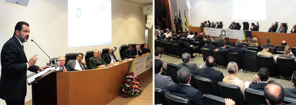 Autoridades e especialistas em segurança pública se reuniram no TCU para apresentar os resultados desenvolvidos na área; também foi abordada a gestão integrada das políticas, com ênfase na região do Entorno do Distrito Federal; " Investimos muito na parte humana, de material e equipamento, tecnologia, além de termos ampliado o sistema prisional em 400 vagas e integrado as nossas Forças de Segurança", afirmou o governador Agnelo Queiroz