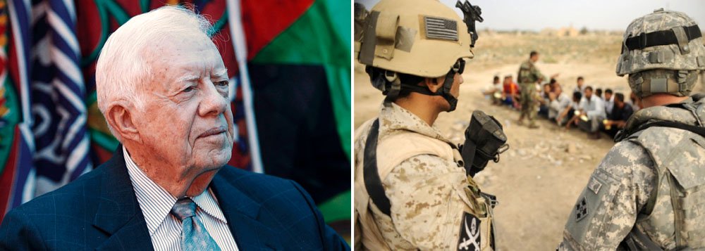 Em entrevista, ex-presidente americano Jimmy Carter condena o militarismo excessivo dos Estados Unidos e afirma ainda que pena de morte é uma situação que envergonha o país