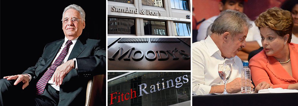 "A coisa mais difícil de ganhar na vida é confiança. Em tudo, não só na economia. O rebaixamento é um sinal de desconfiança. É negativo para o país", disse o ex-presidente Fernando Henrique Cardoso, ao participar de um evento, em São Paulo; no entanto, em seu governo a classificação brasileira atingiu o nível "altamente especulativo" e só chegou ao "grau de investimento" com o ex-presidente Lula, onde ainda permanece com Dilma, a despeito do rebaixamento de segunda-feira