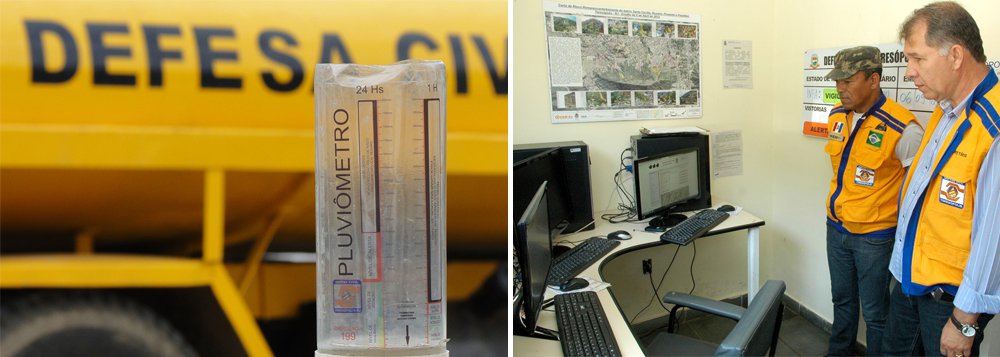 A Defesa Civil de Teresópolis, na região serrana do Rio, encontra-se em estágio de atenção devido à previsão de pancadas de chuva e trovoadas no município nas próximas horas. De acordo com o Instituto Estadual do Ambiente (Inea), as cidades de Nova Friburgo, Petrópolis e Bom Jardim, também na região serrana, estão no mesmo estágio por causa da possibilidade de chuva