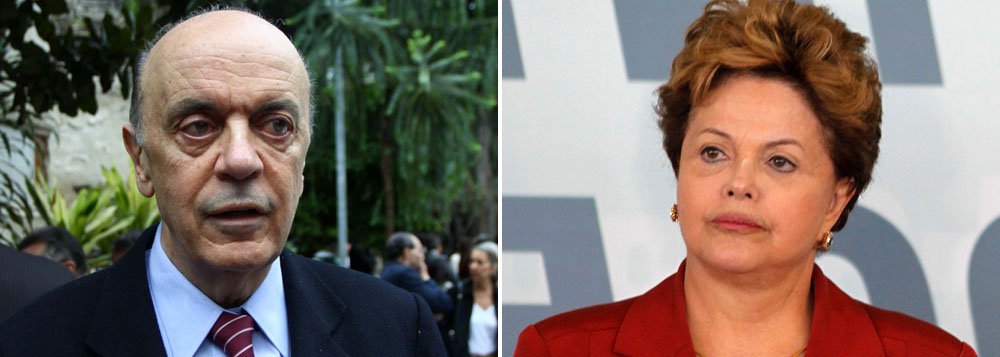 Tucano diz que presidente Dilma está "sem rumo" e que "o pior cenário para enfrentar os problemas nacionais seria o sucesso da reeleição"; segundo José Serra, "invertendo o ditado popular, quem pariu Mateus é o menos indicado para embalá-lo"