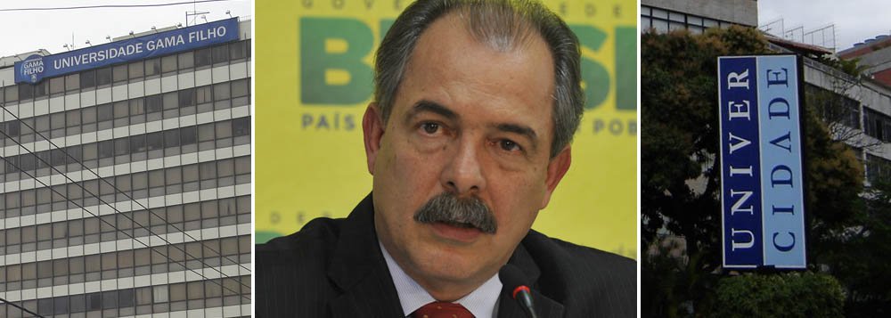 Baixa qualidade acadêmica, dificudades financeiras e falta de "plano viável" de saneamento levaram o MEC a descredenciar a Universidade Gama Filho e a Univercidade, duas das mais conhecidas instituições do setor; alunos serão transferidos para outras escolas, a partir da próxima semana; novos cursos das duas marcas ficam sem validade; Aloizio Mercadante assume seu lado xerife