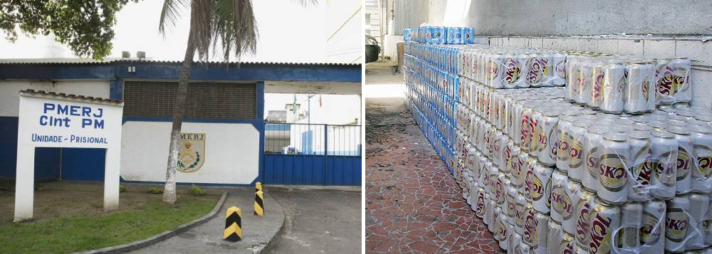 O Ministério Público do Estado do Rio de Janeiro vai investigar denúncias sobre existência de aparelhos de ar condicionado, microondas, celulares, laptop, TV por assinatura e cervejas dentro das celas da Unidade Prisional da Polícia Militar, em Benfica, na zona norte; órgão quer saber se a administração da unidade foi conivente com as irregularidades e regalias para os presos; Corregedoria-Geral da PM diz que vai abrir um inquérito para apurar o caso