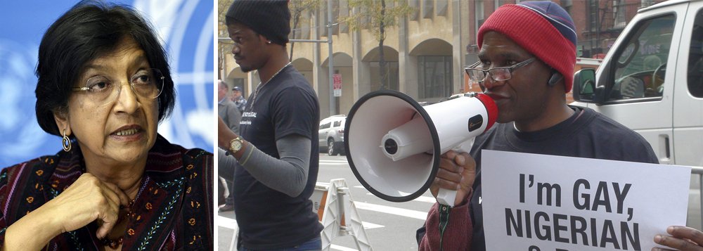 A alta comissária das Nações Unidas para os Direitos Humanos, Navi Pillay, se disse alarmada pelo rigor da legislação do país; "Raramente vi uma lei que em tão poucos parágrafos viole diretamente tantos direitos humanos básicos e universais", afirmou