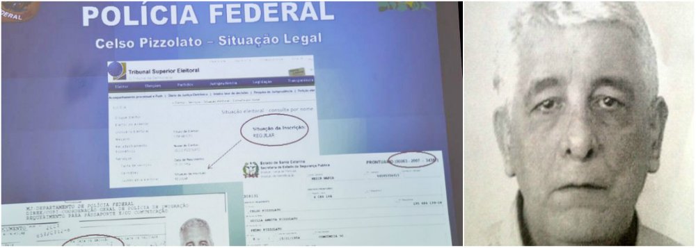 Ex-diretor do Banco do Brasil movimentou "milhares de euros" – segundo os italianos, entre 20 e 30 mil – e sacou dinheiro vivo na Europa usando o nome de seu irmão falecido há 30 anos, Celso Pizzolato; provas estão em extratos bancários e comprovantes de saques encontrados numa casa de praia no litoral da Ligúria, na Itália, um dos esconderijos da rota de fuga do brasileiro