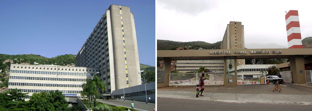 Um incêndio atingiu o Hospital Naval Marcílio Dias, no bairro do Lins zona norte da cidade do Rio; de acordo com nota divulgada pela Marinha, responsável pela unidade médica, o incêndio, de pequenas proporções, atingiu a subestação de energia elétrica por volta das 7h