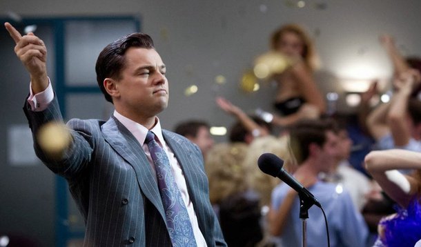 Novo filme de Martin Scorsese, que recebeu cinco indicações ao Oscar - filme, direção, ator (DiCaprio), ator coadjuvante (Jonah Hill) e roteiro adaptado (Terence Winter)