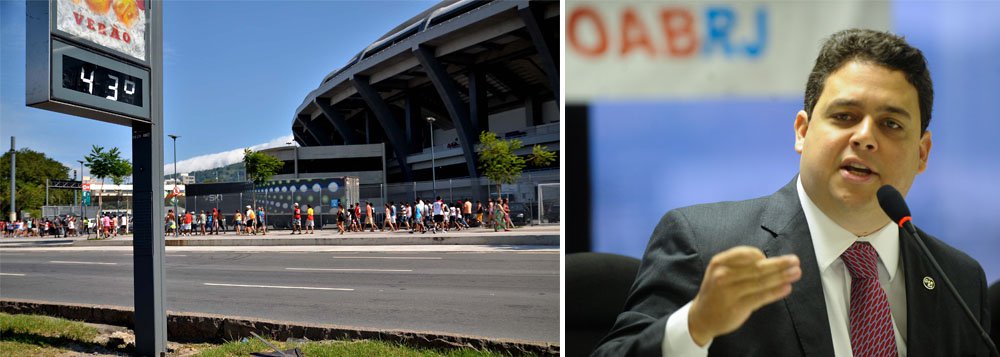 A sensação térmica superior a 40° no Rio fez a OAB-RJ facultar aos advogados do estado o uso de terno; após o desembargador Benedicto Abicair criticar a decisão, o presidente da entidade, Felipe Santa Cruz (foto), diz que "em nenhum momento pregamos o desrespeito a ritos processuais jurídicos, tampouco aos aspectos de natureza ética e moral"; segundo ele, não se pode "perpetuar tradições europeias sem respaldo prático na vida social brasileira"