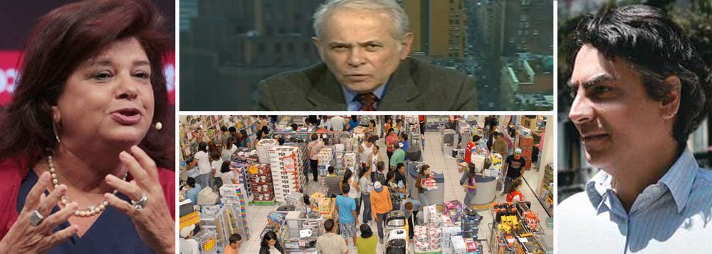 Dona do Magazine Luiza, empresária cumpriu a promessa que fez no programa Manhattan Connection, da Globo News, e enviou a Diogo Mainardi dados do Instituto do Desenvolvimento do Varejo (IDV) que comprovam a queda da inadimplência no varejo; durante entrevista, ex-colunista de Veja, que mora em Veneza, na Itália, afirmou que a inadimplência no Brasil só aumentava nos últimos anos; "seus dados estão incorretos, eu gostaria de te mandar os certos por e-mail", disse a empresária; o, digamos, intelectual esnobou: "me poupe, Luiza"; depois de perder debate para empresária no ar, polemista profissional sofreu nocaute nas redes sociais com divulgação dos números; aula de informação