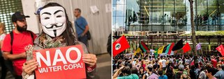 Com queda na adesão popular, movimento ocupa Shopping Metrô Itaquera e marca ato no aeroporto de Congonhas para ganhar visibilidade; grupo que conta com o apoio do Black Blocs, também realiza nessa terça-feira manifestação na Paulista