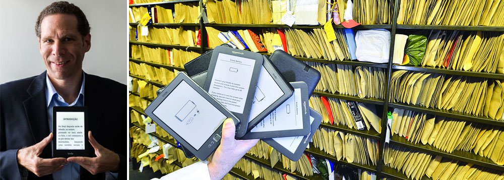 A varejista online Amazon anunciou nesta terça-feira que uma tecnologia da companhia foi escolhida pelo Ministério da Educação para conversão digital e distribuição de mais de 200 livros didáticos em tablets, serviço pelo qual não será paga; sem precisar o tamanho do investimento da Amazon, o diretor geral da operação brasileira, Alex Szapiro, afirmou que a companhia apostou na investida para popularizar o uso de seu aplicativo, e, principalmente, fomentar o hábito de leitura em dispositivos digitais
