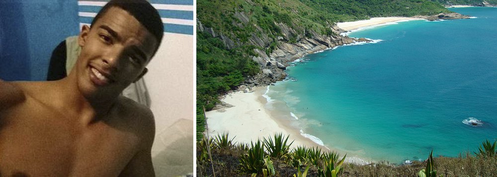 Bombeiros encontraram o corpo de David Fernandes, 19 anos, que desapareceu, depois de mergulhar no mar de Barra de Guaratiba para ajudar duas jovens que se afogavam; os militares do Corpo de Bombeiros de Guaratiba encontraram o corpo, preso a uma rede de pesca