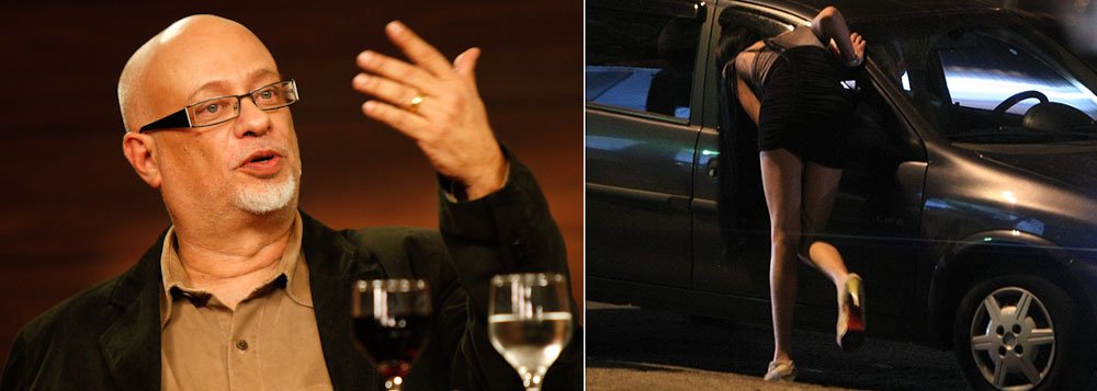 Colunista condena a repressão à prostituição que vem sendo proposta em países como a França. "Mas, eis que o Monsieur Normal, leia-se, o chato do François Hollande, presidente da França, resolveu multar quem for pego com uma dessas mulheres generosas. Não vai adiantar, só vai aumentar a violência, o crime, a distancia geográfica entre o homem e a mulher que querem fazer sexo sem complicações", diz ele