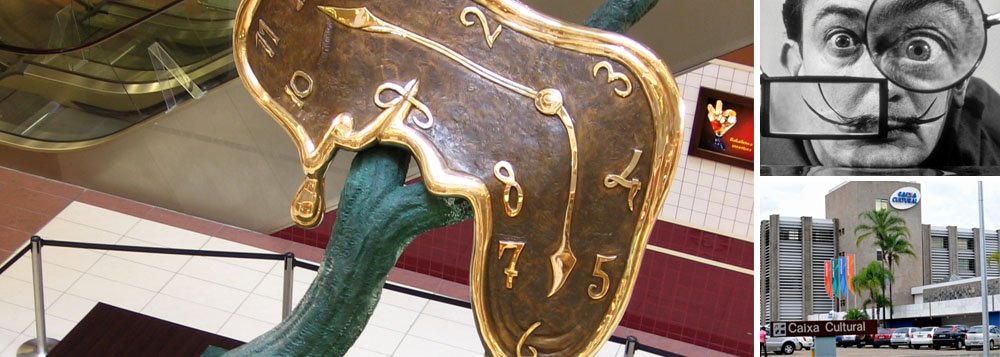 Uma exposição inédita no Brasil com 26 esculturas do artista espanhol Salvador Dalí será aberta ao público de Brasília na próxima quarta-feira 16, na galeria da Caixa Cultural Brasília; as peças são na maioria em bronze e foram produzidas pelo artista, principalmente na década de 70