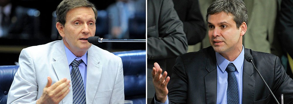 Para não desagradar o PMDB, do governador Sérgio Cabral, partido pode desistir de candidatura própria com o senador Lindbergh Farias por terceira via: fechar aliança com o PRB de ministro Marcelo Crivella