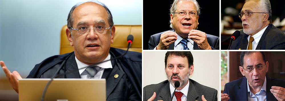 Interpelação contra o ministro do STF que apontou "lavagem de dinheiro" nas vaquinhas do PT será feita pelo escritório Alonso Freire Chryssocheris Advogados Associados; "Será uma ação coletiva, visando reduzir custos. Além disso, não haverá pedido de indenização, apenas pedido de explicações ao ministro Gilmar Mendes", diz Eduardo Guimarães, do Blog da Cidadania, que lidera a iniciativa e foi também um dos doadores; José Genoino, Delúbio Soares e João Paulo Cunha já pagaram suas multas; o próximo será José Dirceu