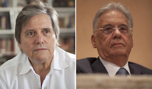 Jornalista Paulo Moreira Leite afirma que "louvações a presença de Fernando Henrique Cardoso na campanha de Aécio Neves lembram lenda da França do século XVII sobre monarca aprisionado pelo próprio irmão"; "FHC é o homem da máscara de ferro do PSDB. Em pleno século XXI, tenta-se fazer o eleitor acreditar que ele se tornou prisioneiro dos próprios colegas de partido, que teriam decidido esconder o ex-presidente dos eleitores pelo receio de serem ofuscados pelo prestígio de Fernando Henrique", afirma