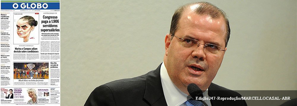 Jornal do grupo editorial da família Marinho diz que política do Banco Central, de Alexandre Tombini, é remédio necessário contra a inflação: “índices deram uma trégua mas há vários preços represados e se aproxima o período do ano em que ocorrem reajustes automáticos ou previamente contratados”