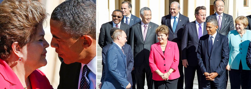 Em São Petersburgo, onde participou da cúpula do G20, Dilma Rousseff disse a jornalistas que o presidente dos Estados Unidos "assumiu responsabilidade direta e pessoal pela investigação das denúncias de espionagem" e que "se comprometeu a responder ao governo brasileiro até quarta-feira o que ocorreu"; presidente afirmou ainda que sua viagem de Estado a Washington, maracada para outubro, depende das condições políticas a serem criadas por Barack Obama; avião da chefe de Estado já partiu da Rússia para o Brasil