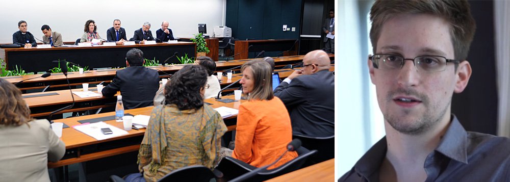 Comissão de Relações Exteriores e Defesa Nacional da Câmara aprovou nesta quinta-feira 11 requerimento para que uma comissão de parlamentares viaje à capital russa a fim de ouvir o ex-técnico da NSA, que vazou dados reveladores sobre a espionagem dos EUA; para o autor do requerimento, deputado Ivan Valente (PSOL-SP), é importante ter acesso a todas as informações, e não apenas "ao conta-gotas" que tem sido publicado pela imprensa