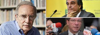 Colunista da Folha de S.Paulo diz que "Aécio Neves, José Eduardo Cardozo e José Aníbal são igualmente inimagináveis como autores ou como coniventes em acréscimos ou supressões documentais para incriminar adversários políticos; Há algo estranho e encoberto no confronto de leviandades mutuamente atribuídas", diz ele sobre o relatório do ex-diretor da Siemens em posse da PF