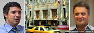 Em Nova York, no hotel Waldorf Astoria, banco de investimento de André Esteves, que se associou à Caixa e comprou ativos da Petrobras, abre nesta terça-feira 8 conferência para investidores com Aécio Neves; banqueiro migra do governismo para a oposição e diz que a política econômica atual dificulta a 'venda' do País a investidores; interesses contrariados motivam mudança de lado do banqueiro, que sonha com a privatização dos bancos estatais