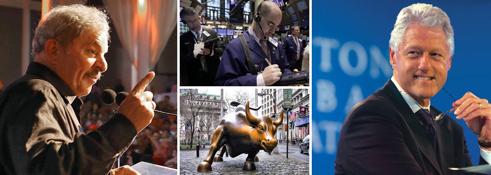 Ex-presidente tem nesta terça-feira 11 encontro com o ex-presidente dos EUA Bill Clinton; em seguida, Lula fará palestra para empresários e investidores; objetivo: furar maré de desconfiança na economia brasileira; em Ribeirão Preto, no domingo, ex-presidente justificou viagem: "Vou a Nova York porque estou cansado de ver matéria negativa sobre o Brasil na mídia internacional; périplo recolocará Lula na mira da mídia global