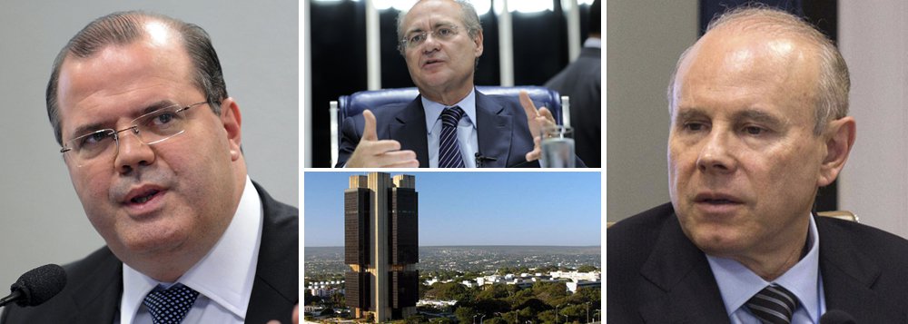 Projeto que concede mandatos de seis anos para presidente e diretores do Banco Central deve ser votado pelo Senado no último mês do ano; cálculo é do presidente da casa, Renan Calheiros; simples debate sobre assunto mexe com nervos na economia; titular Alexandre Tombini ainda não se pronunciou sobre possibilidade, mas ministro da Fazenda, Guido Mantega, é contra; com iniciativa, Renan garante espaço para pauta que independe da vontade do governo; país nunca teve BC descolado da estrutura montada a partir de eleições gerais; ideia vai emplacar?