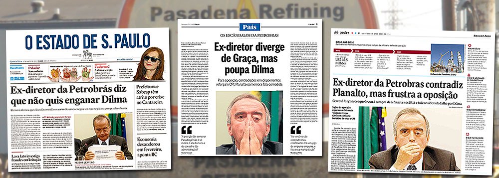 Oposição tem um longo feriado para refletir se leva ou não adiante a estratégia de uma CPI exclusiva sobre a Petrobras; depoimento daquele que era esperado como "homem-bomba" frustrou expectativas; além de confirmar a versão da presidente Dilma Rousseff sobre a compra da refinaria de Pasadena, o ex-diretor Nestor Cerveró não acrescentou um elemento capaz de incendiar o Congresso; desânimo foi estampado nas páginas dos jornais que estão entrincheirados contra o Planalto