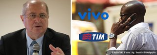 É contra a legislação do país, afirmou ministro das Comunicações; segundo ele, o governo ainda vai aguardar a formalização das negociações entre as duas empresas, anunciada nesta terça-feira, que deverá ser analisada pela Agência Nacional de Telecomunicações (Anatel) e pelo Conselho Administrativo de Defesa Econômica (Cade); a espanhola Telefónica, dona da Vivo no Brasil, chegou a um acordo hoje para aumentar sua participação na Telecom Italia, proprietária da TIM no Brasil; "o que a gente tem de forma objetiva é que uma empresa não pode controlar a outra, elas não podem fazer essa concentração", frisou Paulo Bernardo