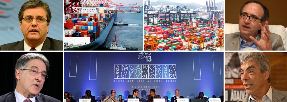 Quando Roberto Azêvedo foi indicado para o comando da Organização Mundial do Comércio, numa vitória histórica da diplomacia brasileira, costurada também pelo ministro Fernando Pimentel, colunistas conservadores, como Reinaldo Azevedo, fizeram pouco caso; blogueiro de Veja chegou até a dizer que era "irrelevante"; neste sábado (7), um de seus colegas neoconservadores, Demétrio Magnoli, escreveu sobre o "desastre" consumado na OMC e afirmou que o Brasil estava se convertendo em "ilha"; neste sábado, mundo comemora acordo que pode destravar US$ 1 trilhão em transações comerciais 