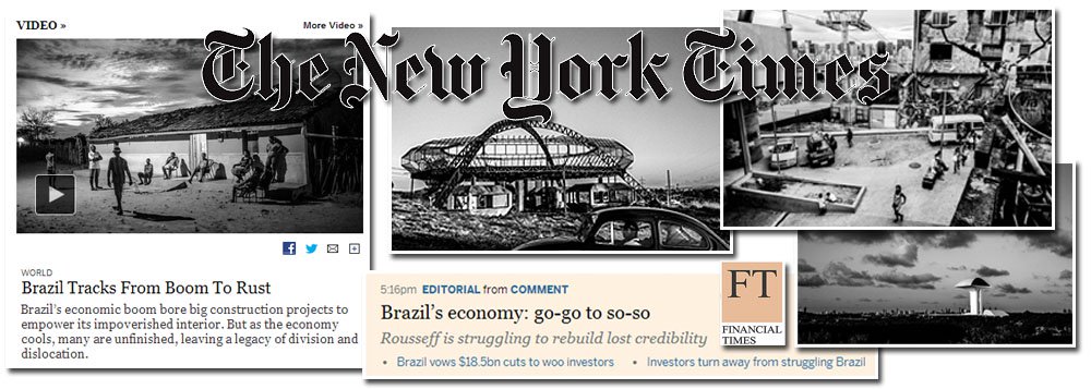  Falar mal do quintal alheio, mais especificamente do Brasil, parece estar se tornando uma praxe da mídia internacional; inicialmente o jornal britânico Financial Times tentou determinar os rumos da política econômica e chegou a pedir a cabeça do ministro da Fazenda, Guido Mantega; neste domingo, New York Times (EUA) publicou matéria intitulada “Do boom à ferrugem”, onde afirma que os atrasos e os altos custos nas obras da Copa são apenas a ponta mais visível dos problemas de infraestrutura enfrentados pelo país; segundo o jornal, esta situação demonstra a fraqueza do capitalismo de Estado no Brasil