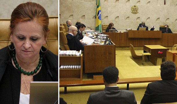 Ao STF, procuradora-geral da República interina, Helenita Acioli, argumenta que os embargos infringentes não são mais válidos, porque o Artigo 333 do regimento interno da Corte, que trata dos infringentes, foi revogado após entrada em vigor da Lei 8.030/1990, norma que regulamentou as ações nos tribunais superiores; se aceito, embargo pode permitir novo julgamento quando há pelo menos quatro votos pela absolvição e atende a 11 réus; entre eles, João Paulo Cunha, José Genoíno e Delúbio Soares