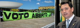 O senador Sérgio Souza (PMDB-PR), relator da PEC do Voto Aberto, comemorou a aprovação do texto que dá fim a todas as hipóteses de deliberações secretas no âmbito do Poder Legislativo; "O voto mascarado não cabe mais no Legislativo", declarou o senador paranaense, cujo texto prevê o voto aberto amplo e irrestrito no Senado, na Câmara dos Deputados, nas assembleias legislativas, na Câmara Legislativa do DF e nas de vereadores