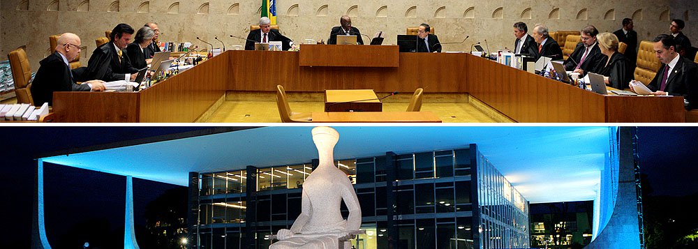 Magistrados do STF admitem tendência de reverter condenação pelo crime formação de quadrilha no processo da AP 470; se for confirmada, José Genoino terá pena reduzida para 4 anos e 8 meses; José Dirceu deve ir para o semiaberto, com 7 anos e 11 meses de prisão; já a condenação de Delúbio Soares pode ser diminuída para 6 anos e 8 meses também no semiaberto