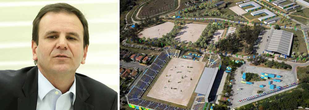 Complexo olímpico de Deodoro, onde serão realizadas várias modalidades na Olimpíada de 2016, é a principal preocupação para os Jogos do Rio de Janeiro, segundo o prefeito Eduardo Paes; "Meu sinal vermelho é com Deodoro. Estamos atentos e não podemos dar bobeada", disse ele
 